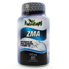 Zinco, Magnésio e Vitamina B6 - 60 Cápsulas - ZMA